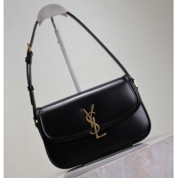 Cheapest Saint Laurent Solferino Medium Bag in Box Leather 8323300 Black 2025