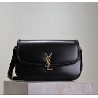 Famous Brand Saint Laurent Solferino Large Bag in Box Leather 832332 Black 2025