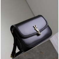 Famous Brand Saint Laurent Solferino Large Bag in Box Leather 832332 Black 2025