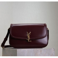 Shop Discount Saint Laurent Solferino Large Bag in Box Leather 832332 Rouge Cabernet 2025