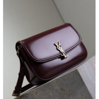 Shop Discount Saint Laurent Solferino Large Bag in Box Leather 832332 Rouge Cabernet 2025