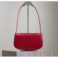 Discount Saint Laurent Mini Voltaire Half-Moon Shoulder Bag in Box Leather 779642 Fuchsia 2025