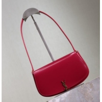 Discount Saint Laurent Mini Voltaire Half-Moon Shoulder Bag in Box Leather 779642 Fuchsia 2025