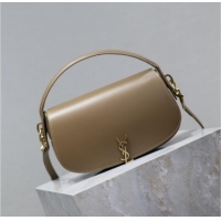 Best Price Saint Laurent Voltaire Bag in Box Leather 7876710 Dark Toffee 2025