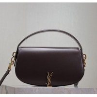 Super Quality Saint Laurent Voltaire Bag in Box Leather 7876710 Coffee 2025