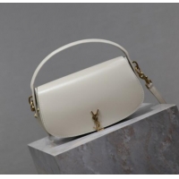 Luxury Cheap Saint Laurent Voltaire Bag in Box Leather 7876710 White 2025