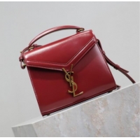 Buy Discount Saint Laurent Cassandre Mini Bag in Box Leather 602716 Red 2025