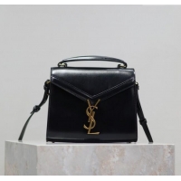 Promotional Saint Laurent Cassandre Mini Bag in Box Leather 602716 Black 2025