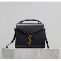 Good Product Saint Laurent Cassandre Mini Bag in Grained Leather 602716 Black 2025