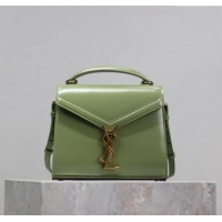 Promotional Saint Laurent Cassandre Mini Bag in Box Leather 602716 Avocado Green 2025
