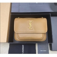 Promotional Saint Laurent Niki Baby bag in Grained Lambskin 633179 Apricot 2025