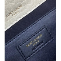 Shop Discount Saint Laurent Niki Baby bag in Grained Lambskin 633179 White 2025