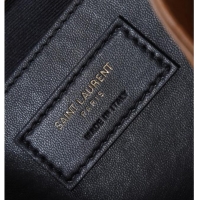 Promotional Saint Laurent Niki Baby bag in Grained Lambskin 633179 Dark Brown 2025