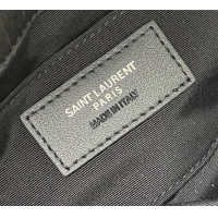 Buy Fashionable Saint Laurent Niki Mini bag in Grained Lambskin 828736 Black/Silver 2025