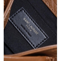 Most Popular Saint Laurent Niki Mini bag in Grained Lambskin 828736 Dark Brown 2025