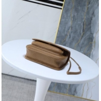 Luxury Discount Saint Laurent Niki Mini bag in Grained Lambskin 828736 Dark Cork 2025