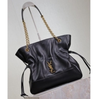 New Design Saint Laurent Jamie Shopping Small Bag in Lambskin 833948 Black 2025