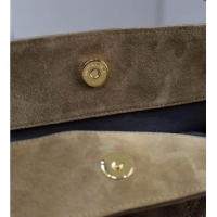 Big Discount Saint Laurent Jamie Shopping Bag in Suede 809824 Brown 2025