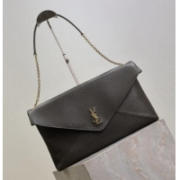 Buy Cheap Saint Laurent Cassander XXL Envelope Pouch On Chain in Grained Lambskin 841702 Green 2025