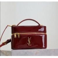 Grade Design Saint Laurent Gaby Vanity Bag in Patent Leather 766731 Red 2025