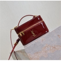Grade Design Saint Laurent Gaby Vanity Bag in Patent Leather 766731 Red 2025