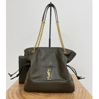 Top Grade Saint Laurent Jamie Shopping Small Bag in Lambskin 833948 Light Musk 2025