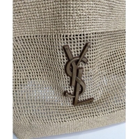 Discount Saint Laurent Icare Tote Bag in Raffia Straw 772191 Beige 2025 Top Quality