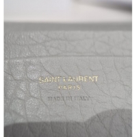 Trendy Design Saint Laurent Calypso Chain Mini Bag in Finely Grained Leather 801712 White 2025 Top Quality