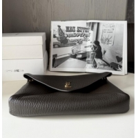 Famous Brand Saint Laurent Cassander XXL Envelope Pouch On Chain in Grained Lambskin 841702 Light Musk 2025