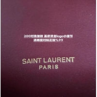 Famous Brand Saint Laurent Cassandre Matelasse Envelope Chain Wallet in Patent Leather 742920 Burgundy 2024 Top Quality