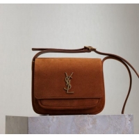 New Design Saint Laurent Niki Baby Bag in Suede 633151 Clay Brown 2025