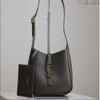 New Design Saint Laurent LE 5 A 7 Supple Baby Mini Bag in Leather 809461 Musk Green 2025