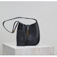 Super Quality Saint Laurent LE 5 A 7 Supple Baby Mini Bag in Leather 809461 Black 2025