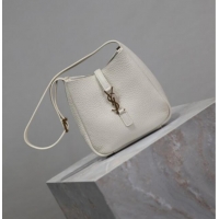 Traditional Specials Saint Laurent LE 5 A 7 Supple Baby Mini Bag in Leather 809461 White 2025