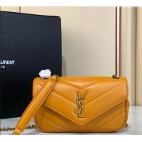 Super Quality Saint Laurent Loulou Mini Bag in Matelasse Lambskin 821749 Sunflower Yellow 2025