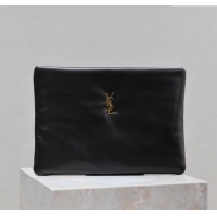 Grade Quality Saint Laurent Calypso Pouch in Lambskin 778943 Black 2025