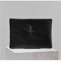 Grade Quality Saint Laurent Calypso Pouch in Lambskin 778943 Black 2025
