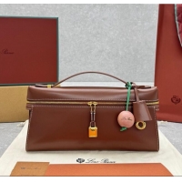 Big Discount Loro Piana Extra Clutch L29 in Smooth Calfskin 1971 Burnt Tan 2025