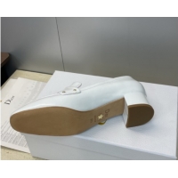 Good Quality Dior D-New Loafers 3.5cm in Patent Leather White DR121602 1216095