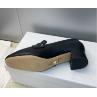 Sophisticated Dior D-New Loafers 3.5cm in Calfskin Leather Black DR121602 51216096