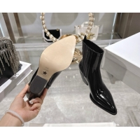 Low Price Dior Wild Heeled Ankle Boots 5cm in Calfskin Leather Black DR121610 1216129