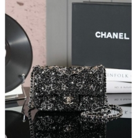 Super Quality Chanel Strass Mini Classic Flap Bag CH122634 Black 2026