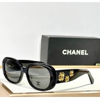 Luxury Cheap Chanel Sunglasses with Camellia Bloom CH5113 2025