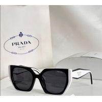 Fashion Discount Prada Sunglasses SPR15W Black/White 2025
