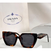 Good Quality Prada Sunglasses SPR15W Brown/Grey 2025