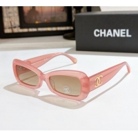 Luxury Cheap Chanel Sunglasses CH9184 Light Pink 2025