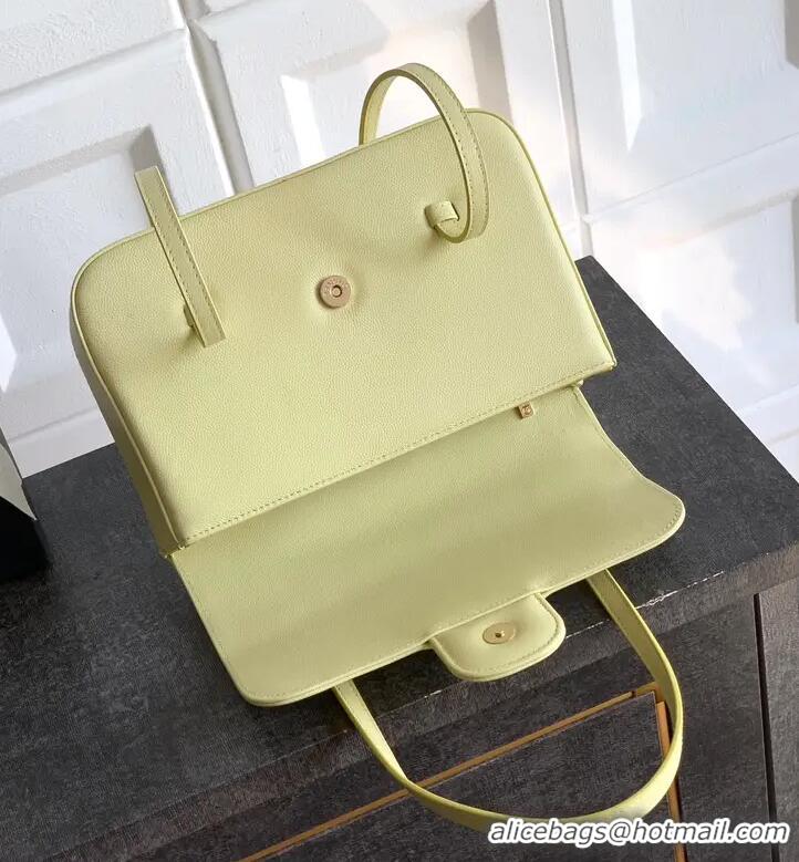 Luxury Discount Chanel Calfskin Leather Hobo Bag CH112703 Yellow 2025