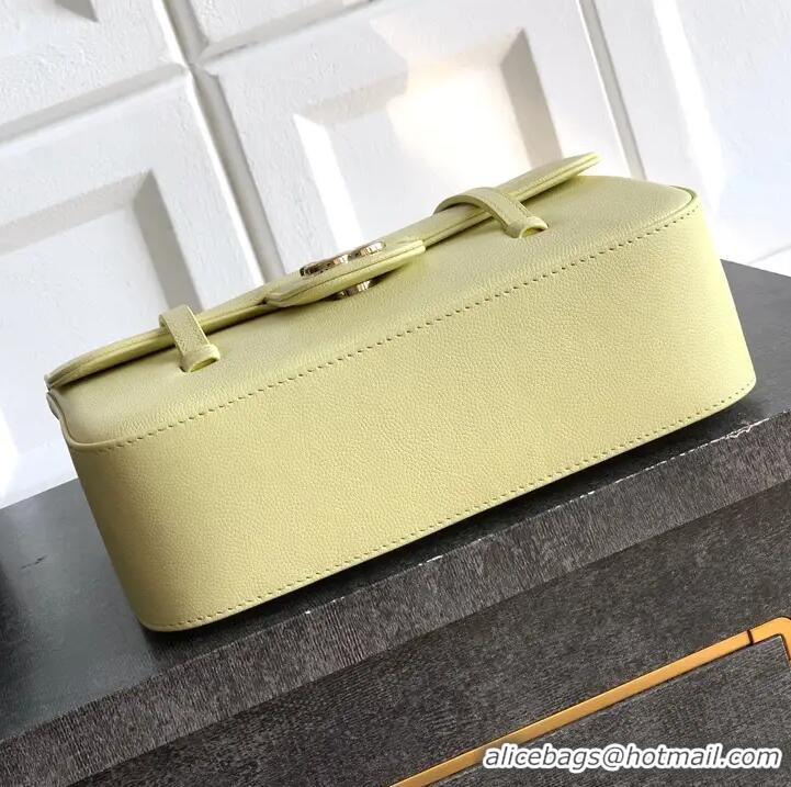 Luxury Discount Chanel Calfskin Leather Hobo Bag CH112703 Yellow 2025