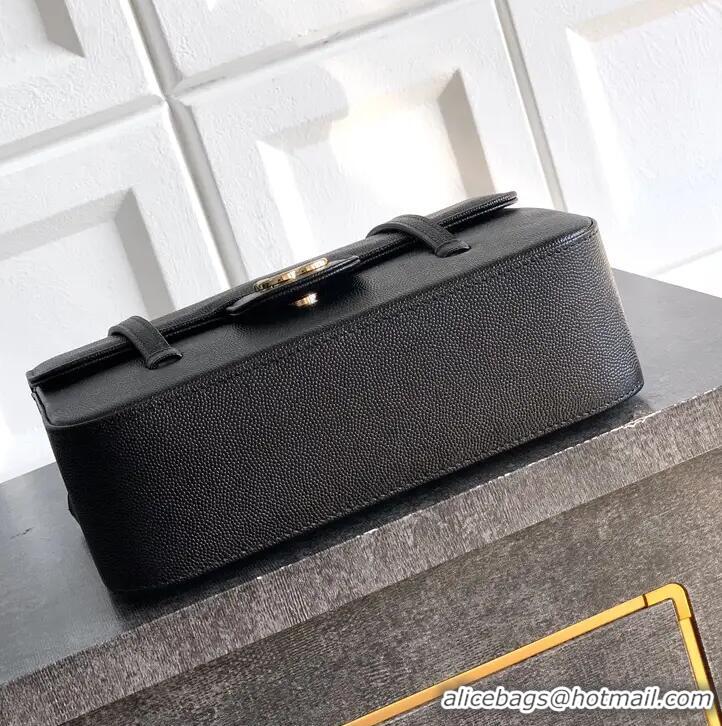 Traditional Discount Chanel Calfskin Leather Hobo Bag CH112703 Black 2025