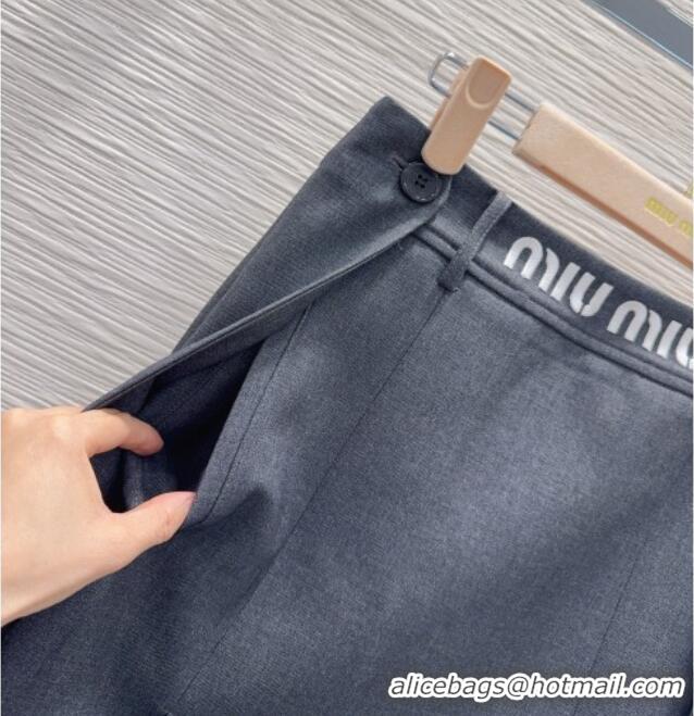 Hot Sell Cheap Miu Miu Skirt MM122504 Grey 2025